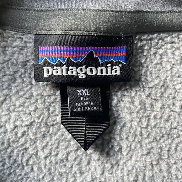 Patagonia Better Sweater Vest Mens XXL Gray Full Zip Fleece Logo MINT - Picture 4 of 8